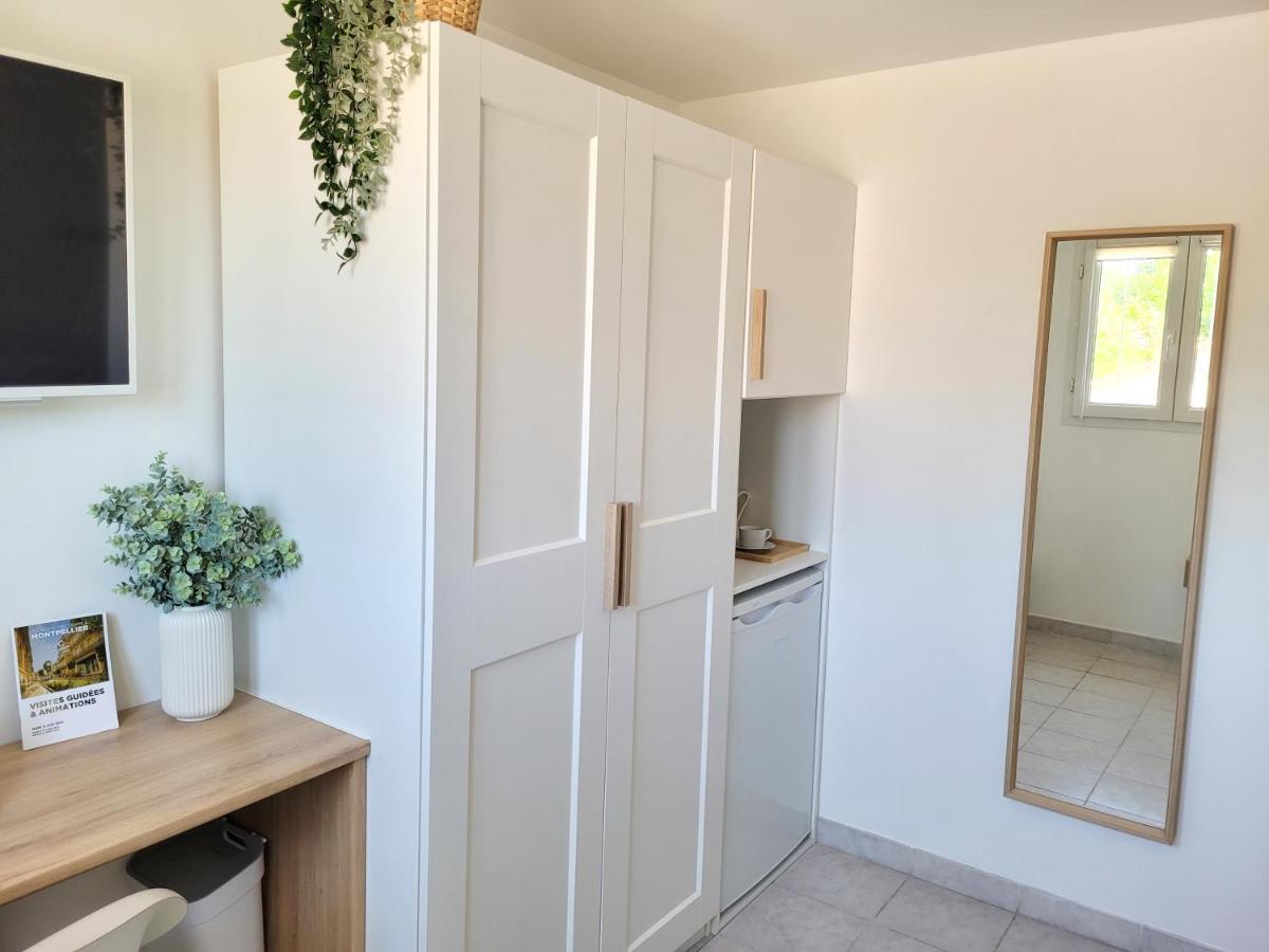 Chambre Climatisee Lit Double - Proche Tram & Centre Montpellier Luaran gambar